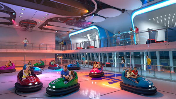 CRUCEROS QUANTUM OF THE SEAS ROYAL CARIBBEAN CRUCEROS CARIBE OFERTA DESDE NUEVA YORK NEW YORK CARIBBEAN CRUISES ROYAL CARIBBEAN COCHES DE CHOQUE BUMPING CARS